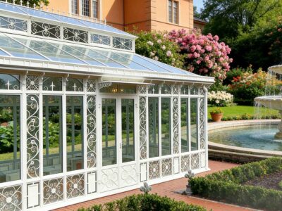 Victorian greenhouse, glass greenhouse, Victorian glass greenhouse for garden for sale YSGH-083